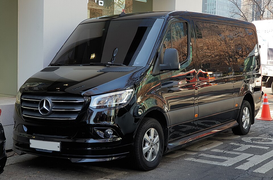 Photograph of a passenger minibus
