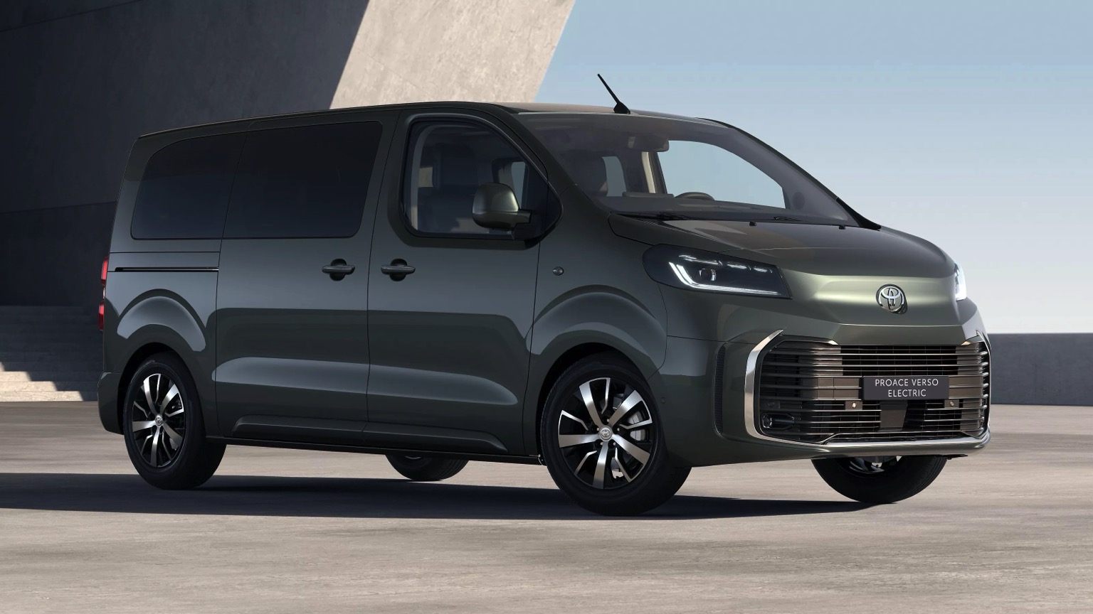 Photograph of a passenger minivan